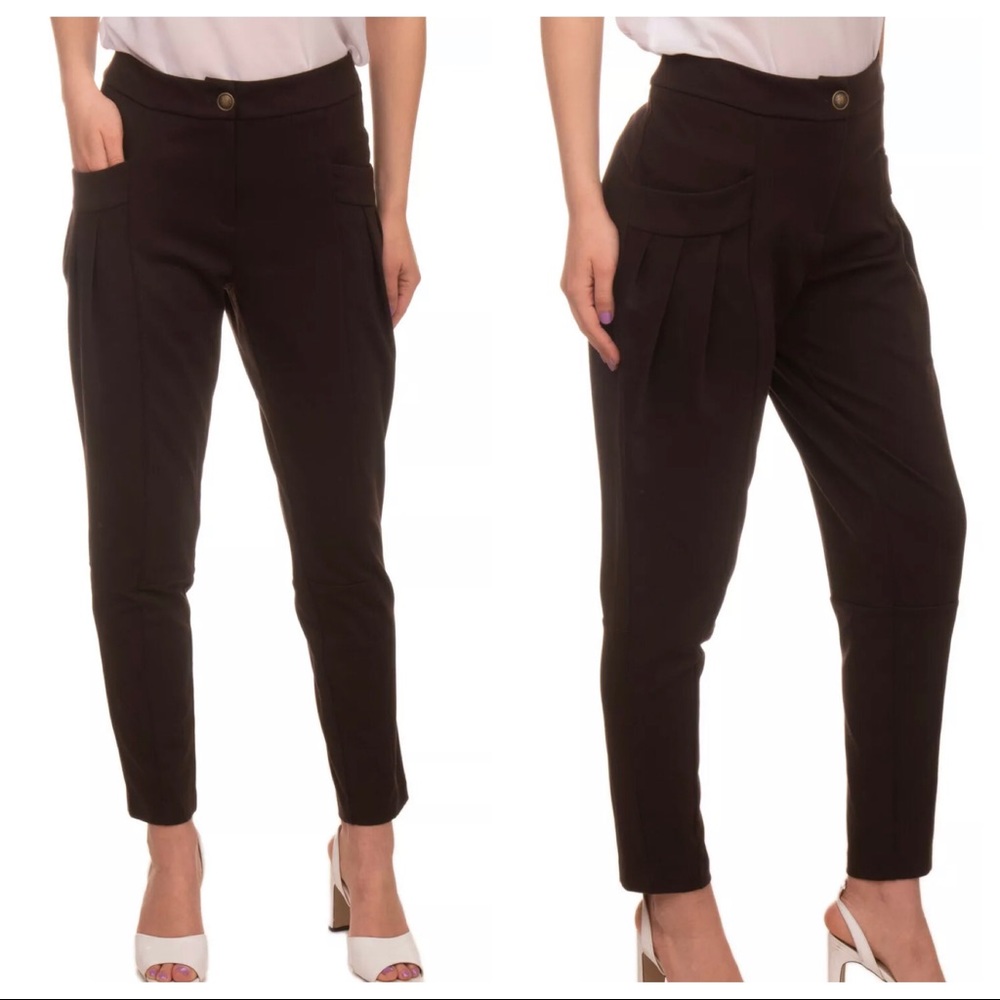 Stretchy puff pockets made in Italy pants